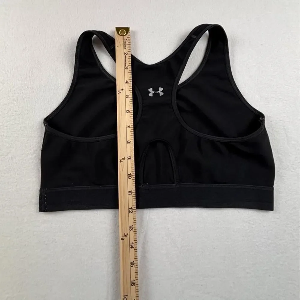 Under Armour Sports Bra Women’s XL Black Racerback Compression Activewear